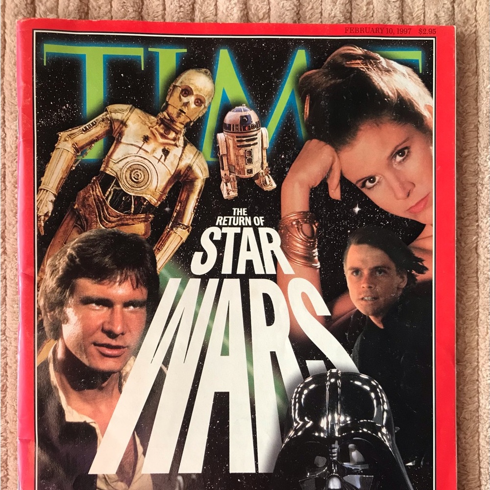 TIME Magazine RETURN OF STAR WARS vintage súper cool collectible